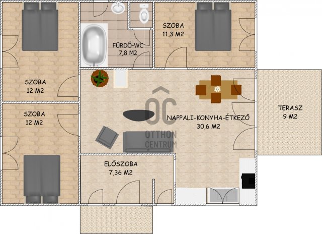 Eladó családi ház, Újszilváson 31.5 M Ft, 3 szobás