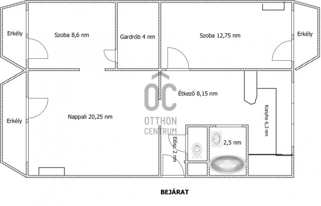 Kiadó panellakás, albérlet, Pakson 250 E Ft / hó, 3 szobás