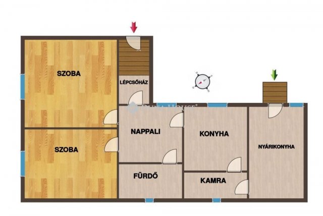 Eladó családi ház, Hosszúperesztegen 16.9 M Ft, 3 szobás