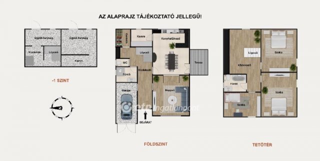 Eladó családi ház, Tabon 64.99 M Ft, 4 szobás