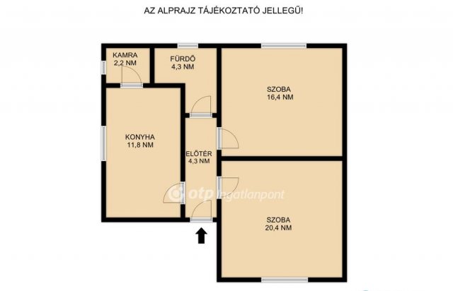 Eladó családi ház, Érden 59.9 M Ft, 2 szobás