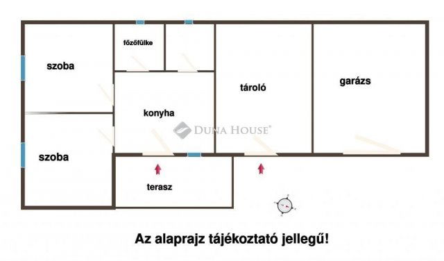 Eladó családi ház, Szentmártonkátán 35 M Ft, 2 szobás