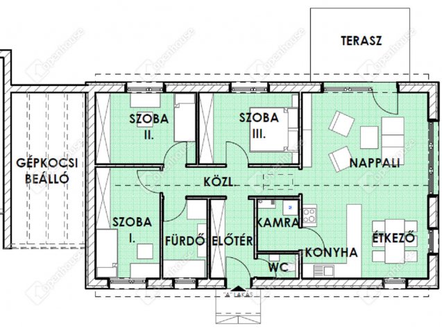 Eladó ikerház, Székesfehérvárott 79.9 M Ft, 4 szobás