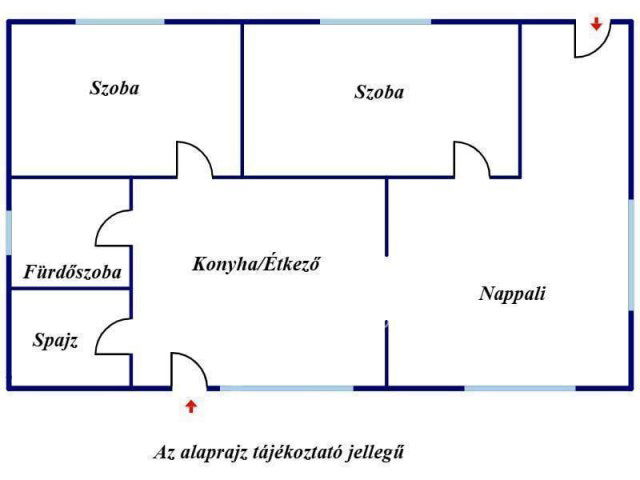 Eladó családi ház, Emődön 31.99 M Ft, 2 szobás