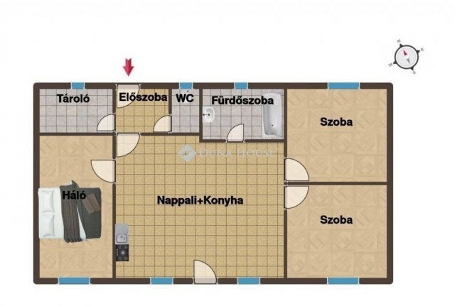 Eladó sorház, Tökölön 82 M Ft, 4 szobás / költözzbe.hu