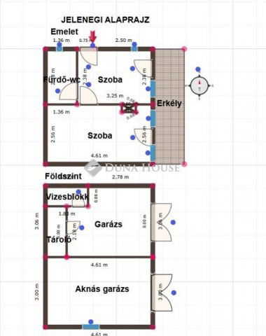 Eladó családi ház, Pécsett 29.9 M Ft, 2 szobás
