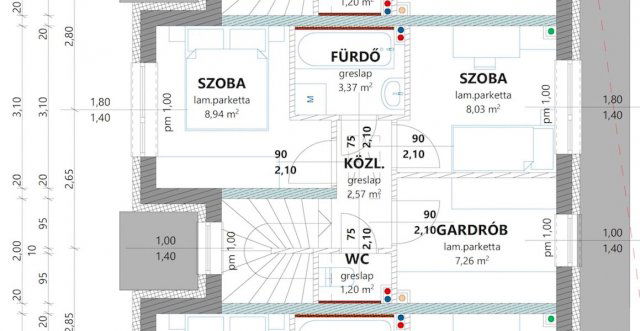 Eladó sorház, Székesfehérvárott, Tasnádi utcában 87.8 M Ft