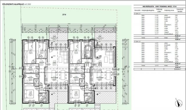 Eladó ikerház, Teskándon 81 M Ft, 4 szobás