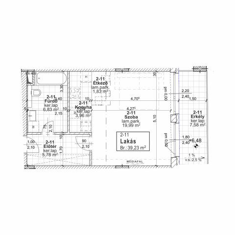 Eladó téglalakás, Budapesten, XIII. kerületben, Jász utcában