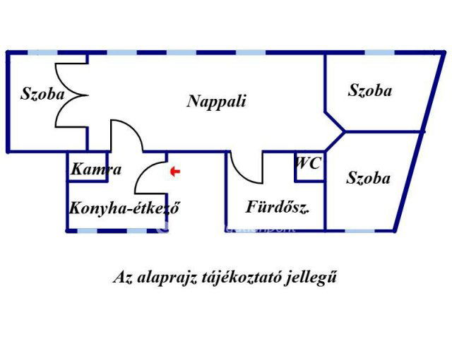 Eladó téglalakás, Kecskeméten 97.9 M Ft, 3 szobás