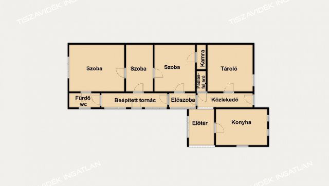 Eladó családi ház, Nagykörűn 16.99 M Ft, 3 szobás