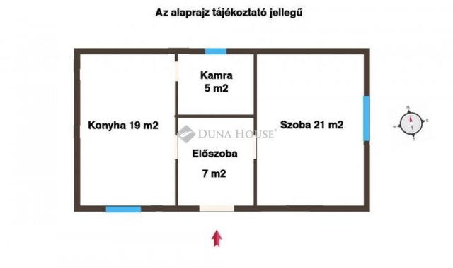 Eladó családi ház, Ónodon 6.49 M Ft, 1 szobás
