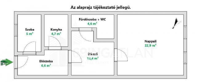 Eladó családi ház, Budapesten, IV. kerületben 57.6 M Ft