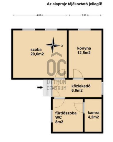 Eladó családi ház, Letenyén 6.5 M Ft, 1 szobás