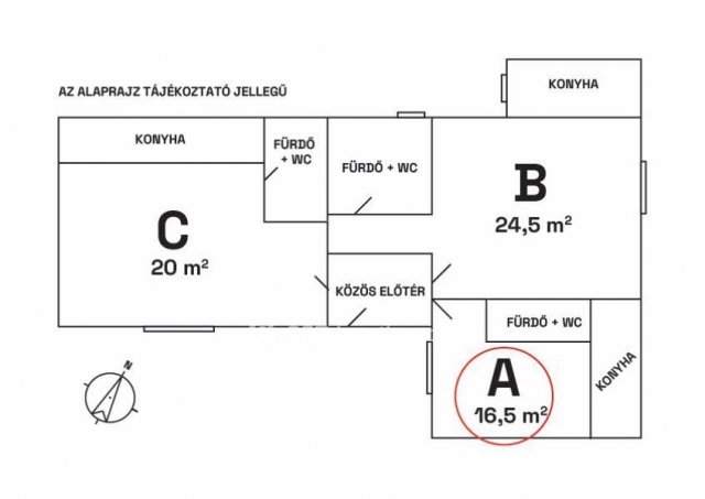 Eladó téglalakás, Budapesten, VIII. kerületben 35.8 M Ft