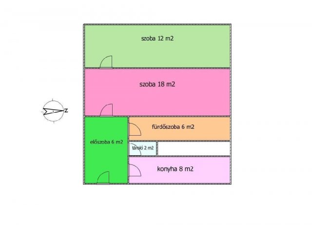 Eladó téglalakás, Bátonyterenyén 19.9 M Ft, 2 szobás