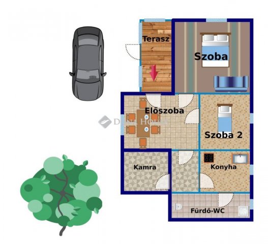 Eladó családi ház, Örkényen 26 M Ft, 2 szobás