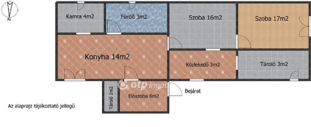 Eladó családi ház, Cecén 15.9 M Ft, 2+1 szobás