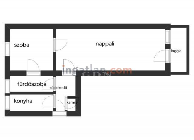 Eladó téglalakás, Budapesten, X. kerületben 65 M Ft, 2 szobás