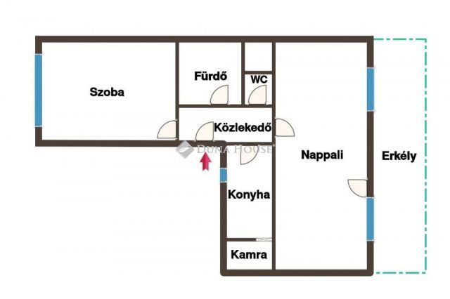 Eladó téglalakás, Kecskeméten 48.9 M Ft, 2 szobás