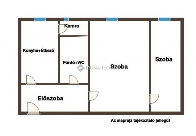 Eladó téglalakás, Dunaújvárosban 33.5 M Ft, 2 szobás
