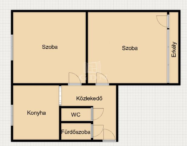 Eladó téglalakás, Zalaegerszegen 31 M Ft, 2 szobás