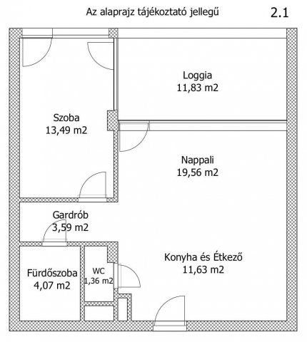 Eladó téglalakás, Keszthelyen 81 M Ft, 2 szobás