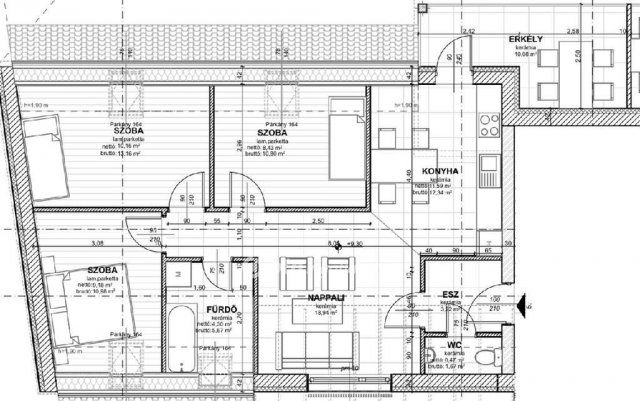 Eladó téglalakás, Szegeden 83.2 M Ft, 4 szobás