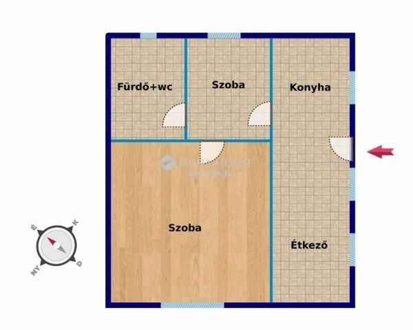 Eladó családi ház, Kecskeméten 34.9 M Ft, 2 szobás