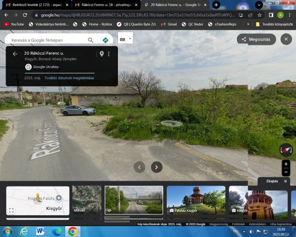 Eladó telek, Kisgyőrön 1.6 M Ft / költözzbe.hu