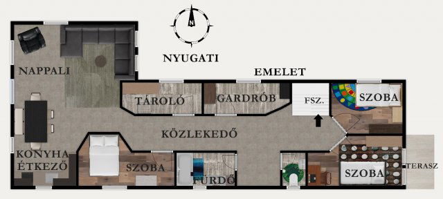 Eladó családi ház, Budapesten, XVII. kerületben, Enying utcában