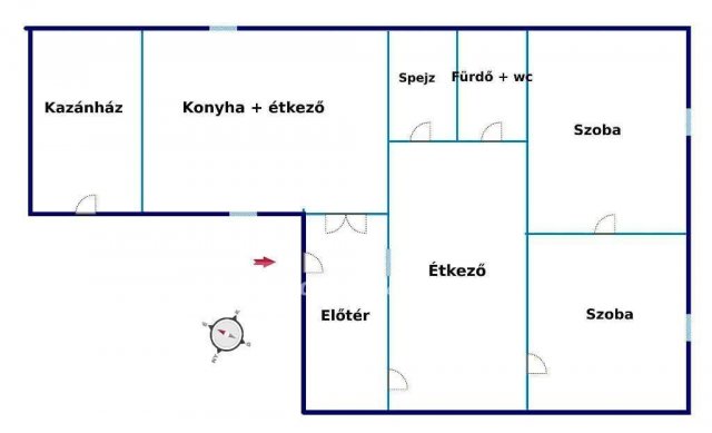Eladó családi ház, Cegléden 32 M Ft, 2 szobás
