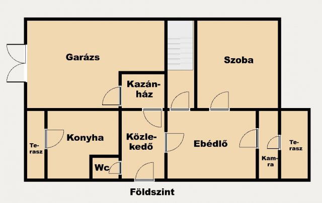 Eladó családi ház, Cserkeszőlőn 35 M Ft, 4 szobás