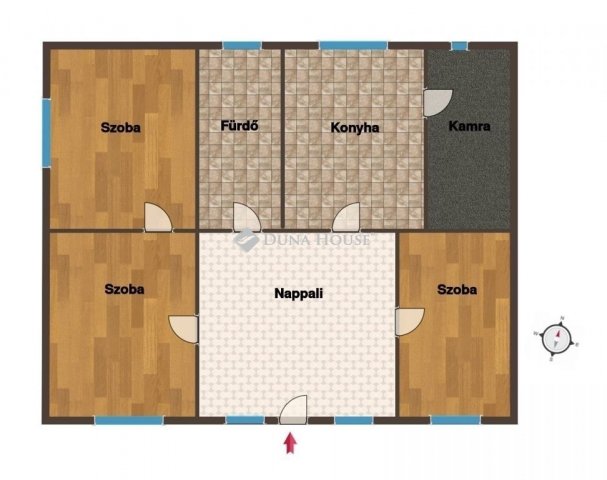 Eladó családi ház, Csákánydoroszlón 74.9 M Ft, 4 szobás