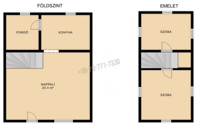 Eladó nyaraló, Kiskörén 27.9 M Ft, 1+2 szobás