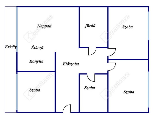 Kiadó téglalakás, albérlet, Debrecenben 525 E Ft / hó, 4 szobás