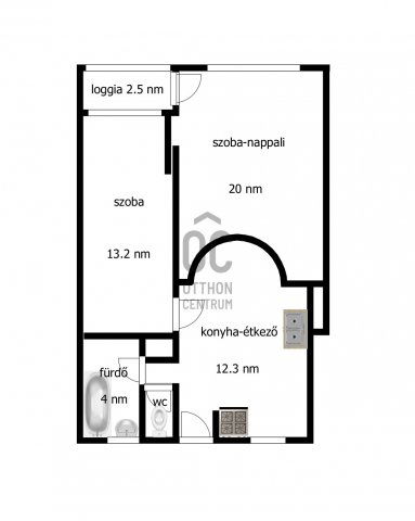Eladó téglalakás, Kisvárdán 30.9 M Ft, 2 szobás