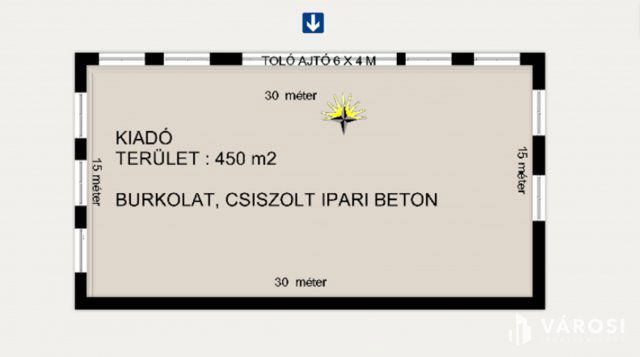 Kiadó ipari ingatlan, Hódmezővásárhelyen 427 E Ft / hó