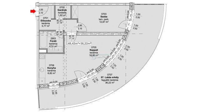 Eladó téglalakás, Szegeden 92.4 M Ft, 3 szobás