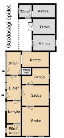 Eladó családi ház, Csabacsűdön 8.5 M Ft, 3 szobás