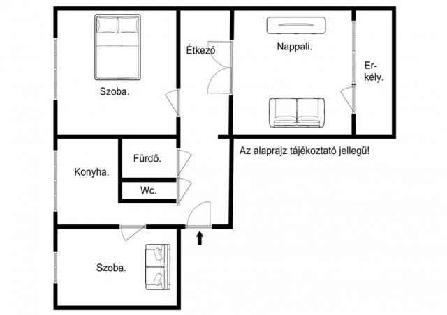 Eladó panellakás, Szegeden, Zsitva soron 47 M Ft, 3 szobás