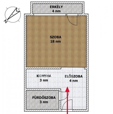 Eladó panellakás, Budapesten, XI. kerületben 52.5 M Ft, 1 szobás