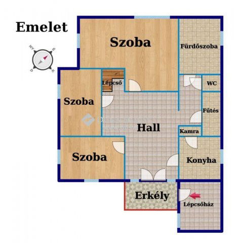 Eladó családi ház, Budapesten, XV. kerületben 198 M Ft, 8 szobás