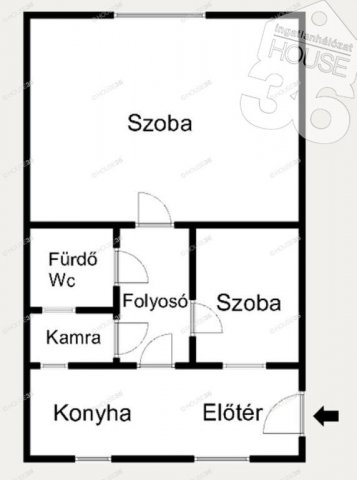 Eladó téglalakás, Kecskeméten 39.5 M Ft, 2 szobás