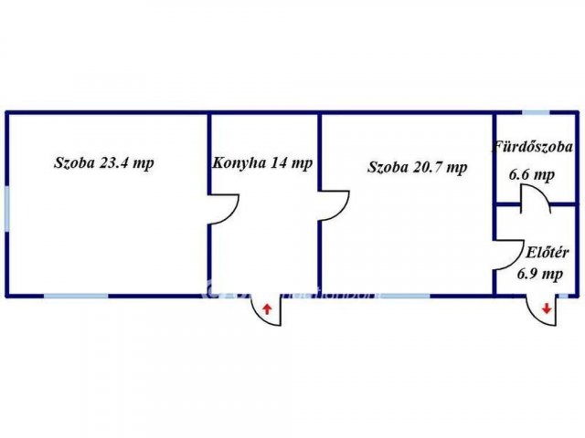 Eladó családi ház, Hajdúszováton 7.9 M Ft, 2+1 szobás