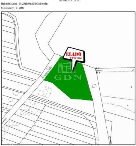 Eladó mezogazdasagi ingatlan, Nagyigmándon 23 M Ft