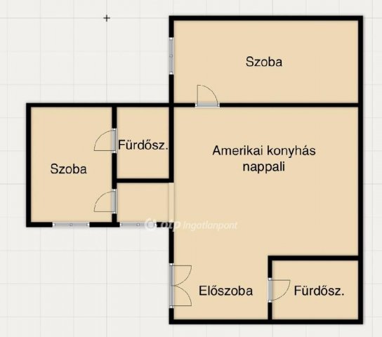 Eladó téglalakás, Budapesten, V. kerületben 191.9 M Ft