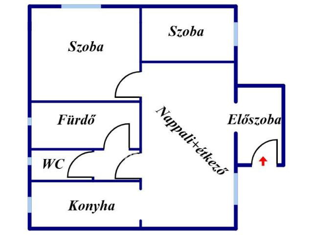Eladó családi ház, Nyíregyházán 18.9 M Ft, 2+1 szobás
