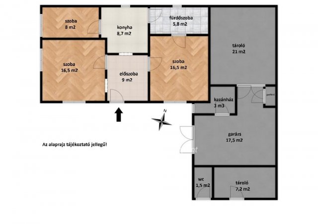 Eladó családi ház, Szentkirályszabadján 42 M Ft, 3 szobás