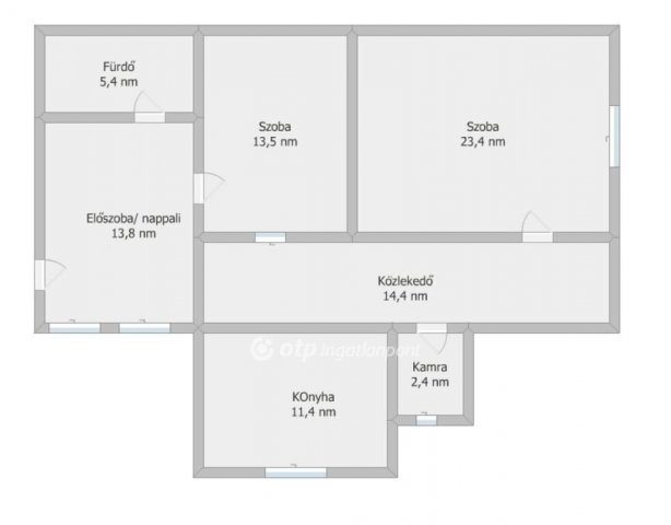 Eladó családi ház, Decsen 19 M Ft, 2 szobás